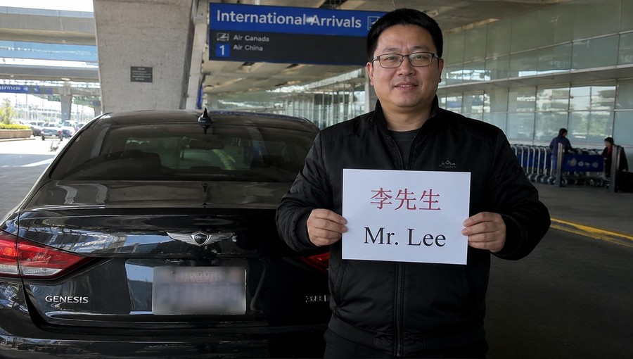 专业机场接送服务，中文司机举牌等候（Professional airport pickup Chinese driver with name sign）